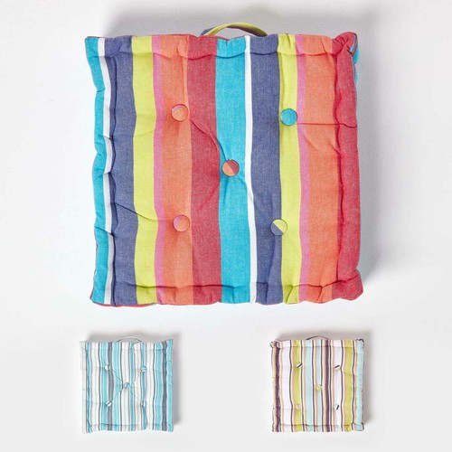 Striped large floor - large, cushion