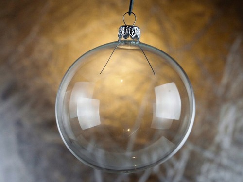 Clear christmas glass - clear, baubles