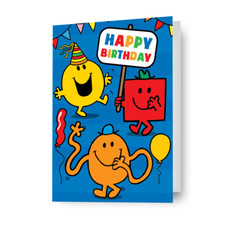 Happy Birthday Card Mr Men &