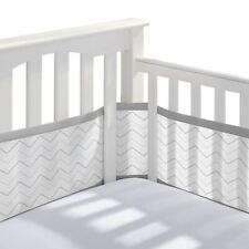 BreathableBaby Mesh Liner 4 Sided - Grey Chevron - Open Box