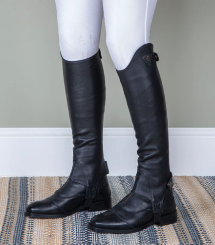 Shires moretta leather gaiters - leather,