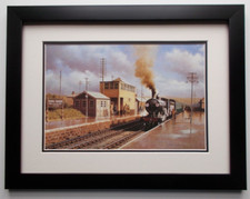 RAILWAY PRINT BY DON BRECKON FRAMED (A6)