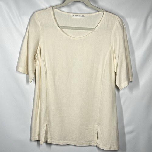 Luukaa tunic top linen blend - top,
