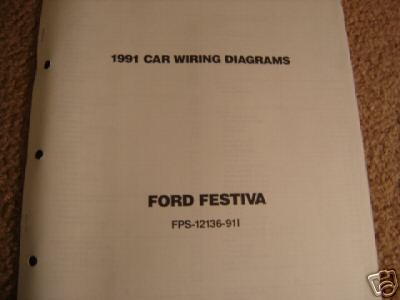 1991 ford festiva - ford, wiring
