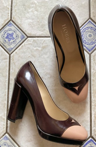 Hobbs brown pink patent - hobbs,