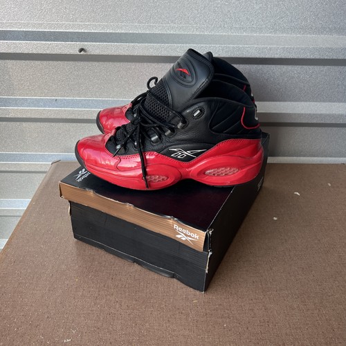 Reebok question mid black - question, red