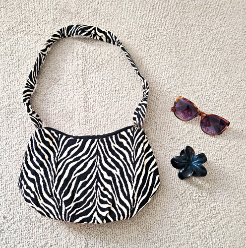 Zebra print shoulder - zebra,