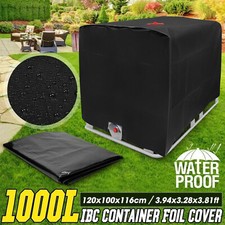 1000l rain water tank - rain, cover