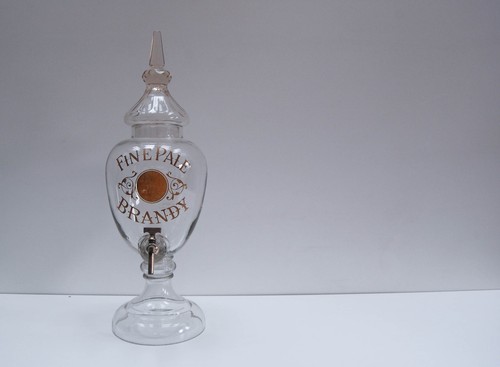 Victorian glass spirit - glass,