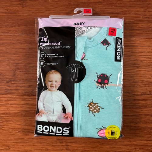 Bonds baby light blue ladybird - bonds,