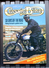 Classic Bike NOV 1988 -