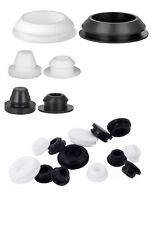 Snap-On Hole Plug Silicone Rubber Blanking Seal Bung Pipe Tube 2.5mm-61mm