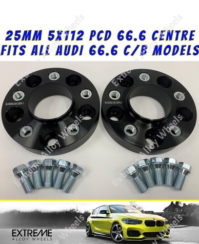 Fits audi black wheel spacers - audi,