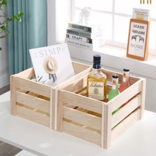 Vintage Wooden Crate Boxes