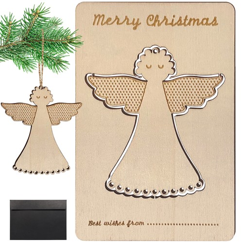 Premium wooden card - premium,