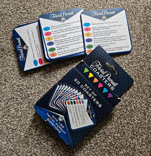 Hasbro trivial pursuit coaster - hasbro,