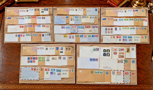150 worldwide postal covers - 150+,