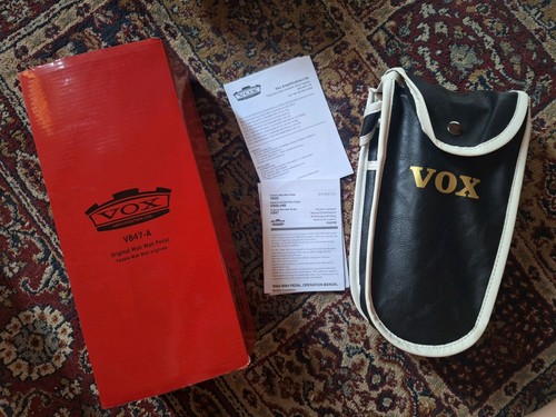 Vox v847a wah pedal guitar - vox,