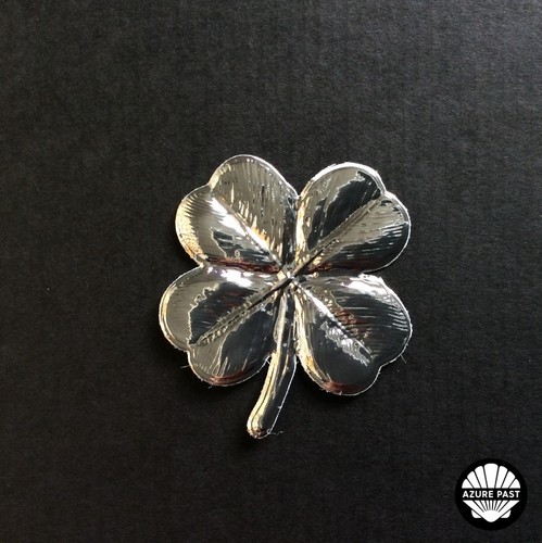 X10 embossed die cuts - clover,