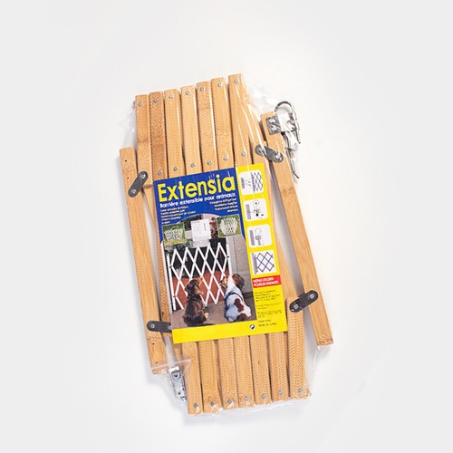 Retractable wooden dog - wooden, gate