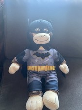 Build-A-Bear Workshop Bear with Dark Knight Batman Costume with Cape and Mask