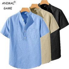 Short Sleeve Mens Summer Shirt