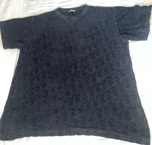 Dior towel shirt navy - t,