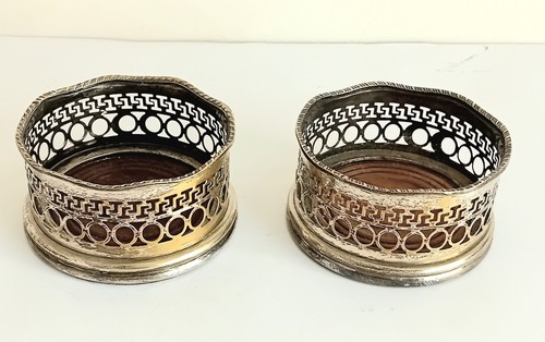 Silver plated bottle - silver,