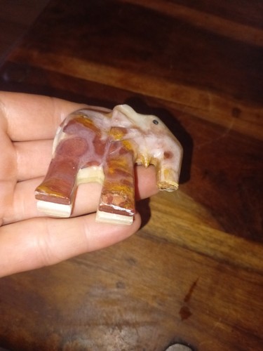 Vintage hand carved - hand, onyx