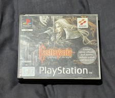 Castlevania Symphony of the Night PS1 Disc And Box