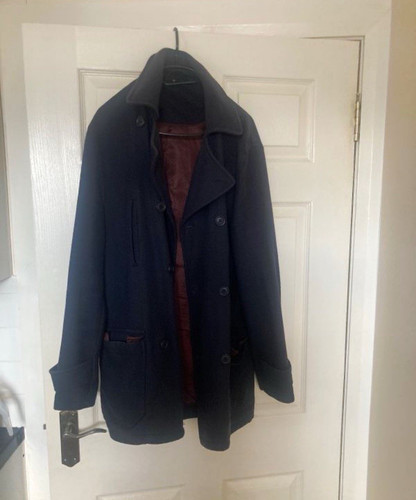George men navy wool - navy, pea
