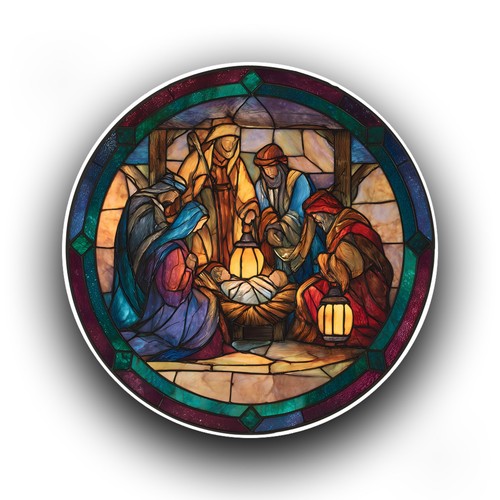 Religious nativity scene - nativity, v1