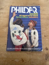 Phildar Vintage Childrens knitting patterns 1979 No 67 embroidery pattern book