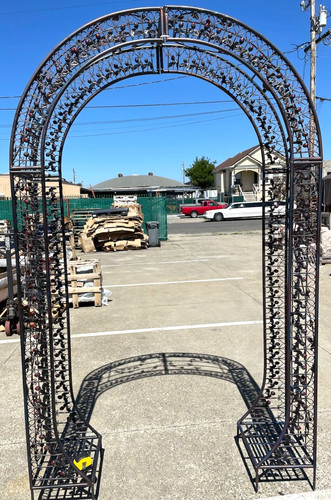 Multi patinated wrought iron - wrought,