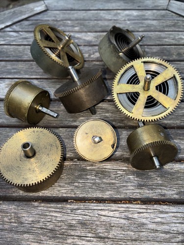 Brass steel clock parts job - brass, &