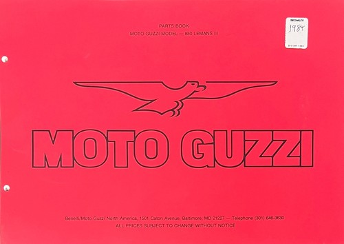 1984 moto guzzi - guzzi, lemans