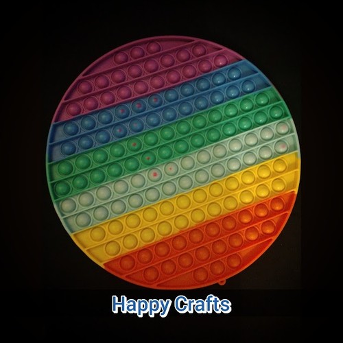 Giant round rainbow pop - giant,