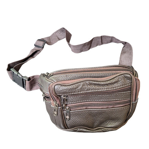 Real genuine leather bum - real, bag