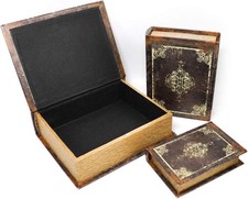 3 Pcs Decorative Books Storage