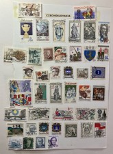 8 Album Pages of Stamps from