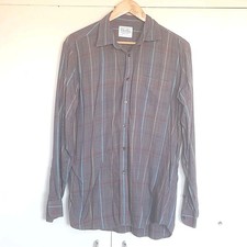 Men’s Viyella Checked Shirt Classic Cotton – Size Medium Long Sleeve