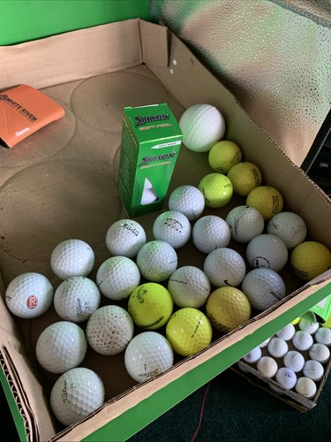 Asstorted used golf - used, ball
