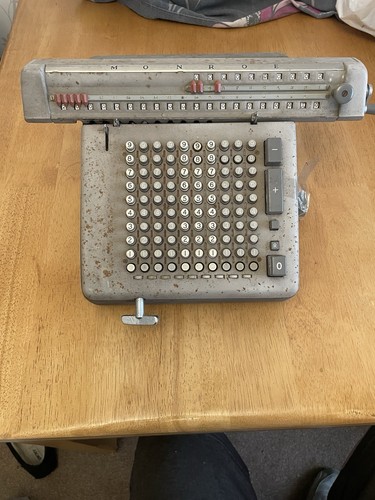 Vintage monroe calculator - vintage,