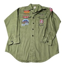 Vintage boy scouts shirt - shirt, l