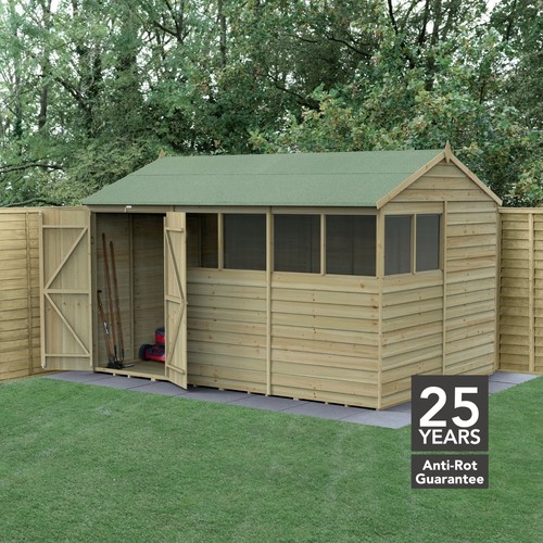 Forest 4life 12x8 - shed, reverse