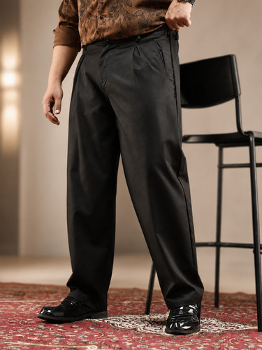 Men black trousers 52 - black, 52"