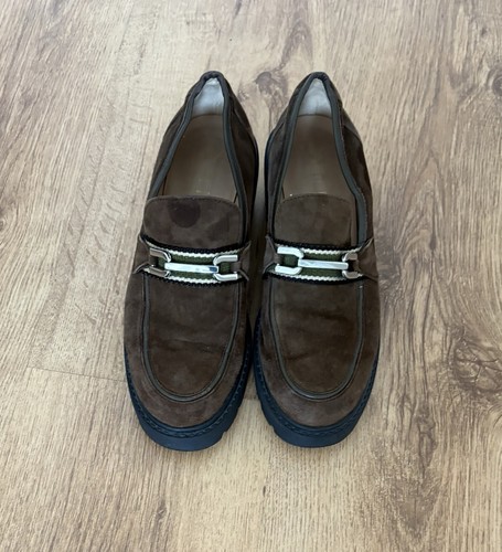 Unisa brown suede loafers - suede, –