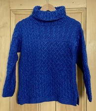 women’s ARAN MOR blue chunky