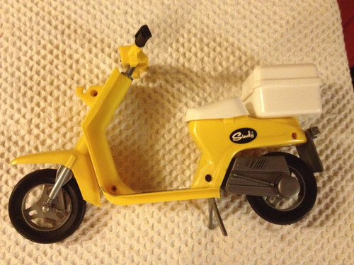 Vintage sindy scooter moped - vintage,