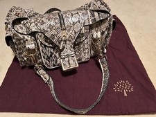 Mulberry Snake Skin Handbag